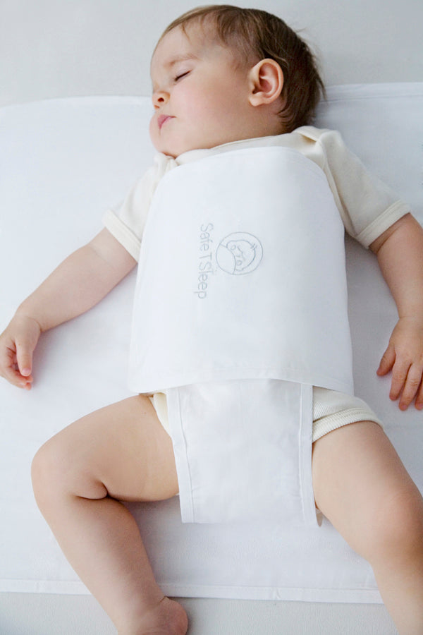 ORIGINAL patented Safe T Sleep Swaddle Blanket for Crib Safety for Newborns and Infants – Safe, Anti-Rollover Blanket 