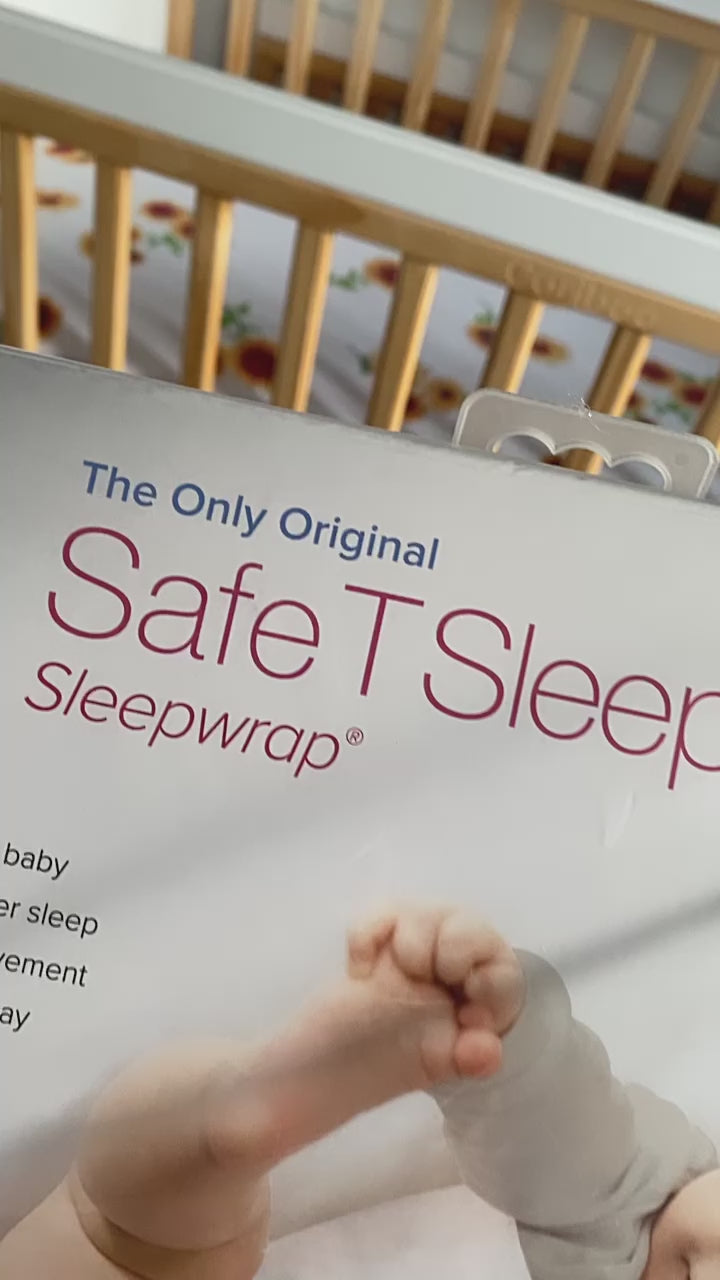safer sleeping for newborn babies with the Safe T Sleep Sleepwrap baby swaddle